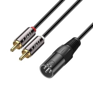 AUDIO PATCH 2X CHINCH MALE / XLR MALE MON 3M mieten – Licht & Audio Kabel | VTBW Veranstaltungstechnik BW