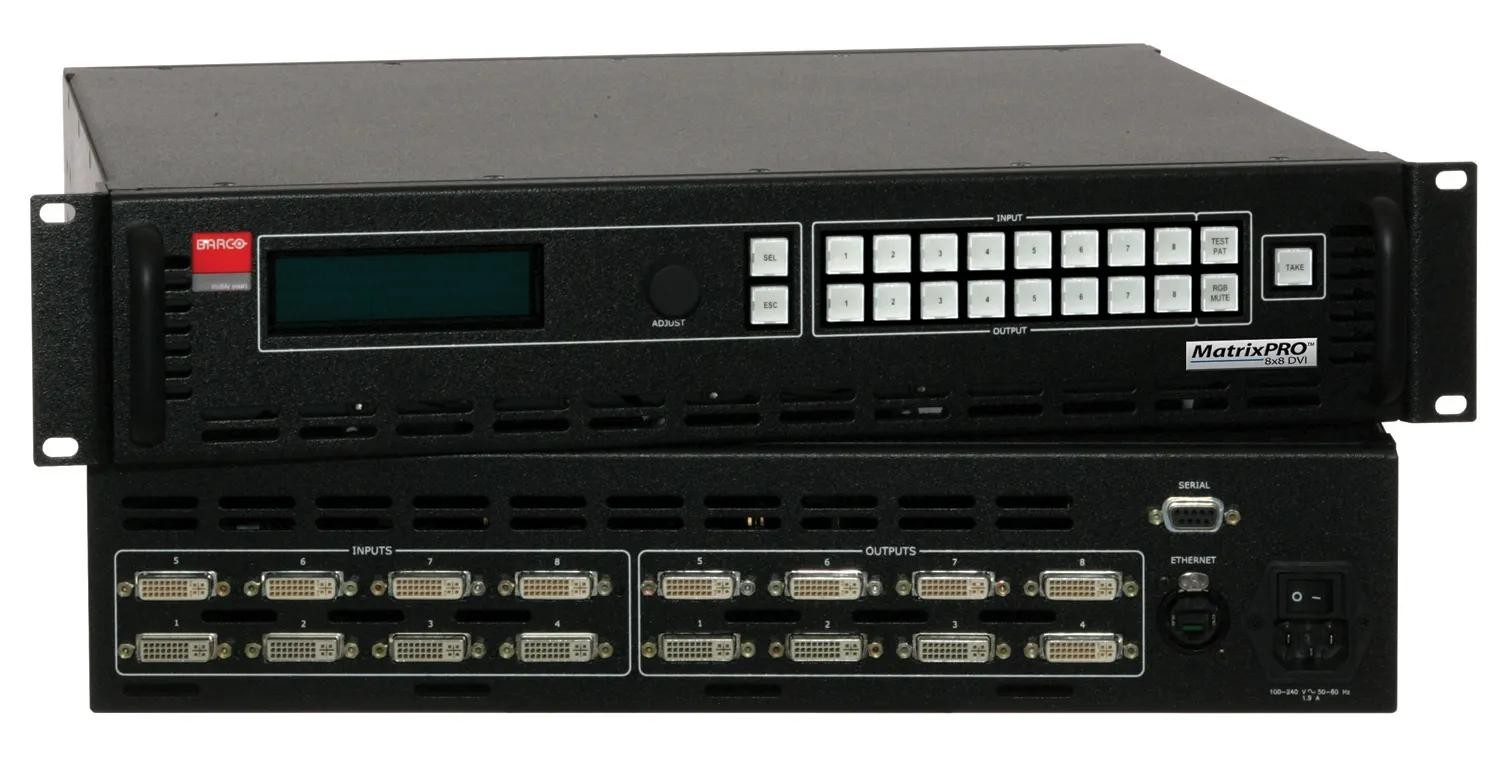 BARCO FOLSOM ENCORE MATRIXPRO KREUZSCHIENE 8x8DVI mieten | VTBW Veranstaltungstechnik BW