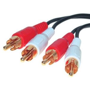 CHINCH-KABEL 3M HIGH-END VERGOLDET mieten – Licht & Audio Kabel | VTBW Veranstaltungstechnik BW