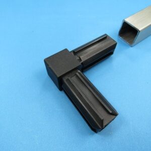 FORNEBERG GELÄNDERVERBINDER 90° KUNSTSTOFF SW mieten – Bühnenelemente & Zubehör | VTBW Veranstaltungstechnik BW