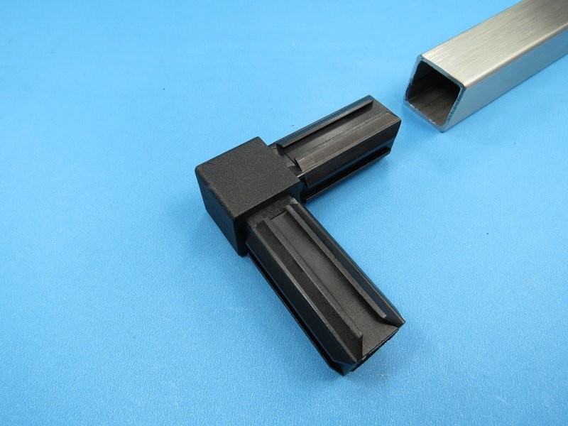 FORNEBERG GELÄNDERVERBINDER 90° KUNSTSTOFF SW mieten – Bühnenelemente & Zubehör | VTBW Veranstaltungstechnik BW