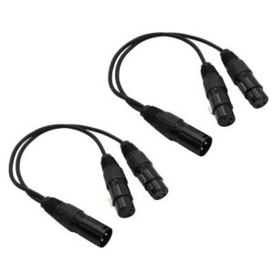 NF MIC Y-AUDIO-SPLIT 1xXLR-FEMALE/2x XLR-MALE mieten – Licht & Audio Kabel | VTBW Veranstaltungstechnik BW
