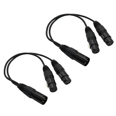 NF MIC Y-AUDIO-SPLIT 1xXLR-MALE/2x XLR-FEMALE mieten – Licht & Audio Kabel | VTBW Veranstaltungstechnik BW